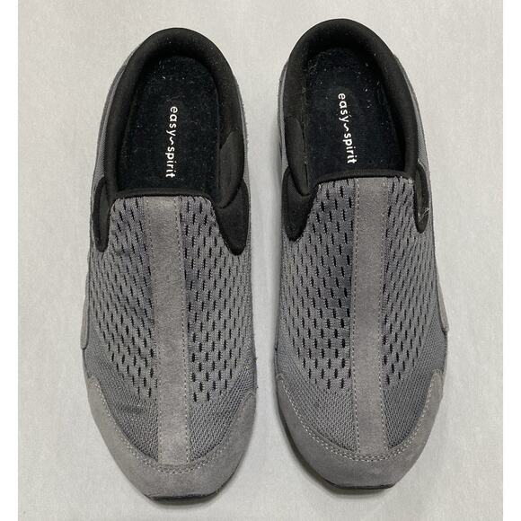 Easy Spirit Womens TRAVEL TIME 675 Gray Suede Clog Sz 9 Med Comfort Ortho Casual - Picture 5 of 5